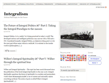 Tablet Screenshot of integralism.com